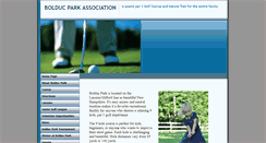 Desktop Screenshot of bolducpark.com